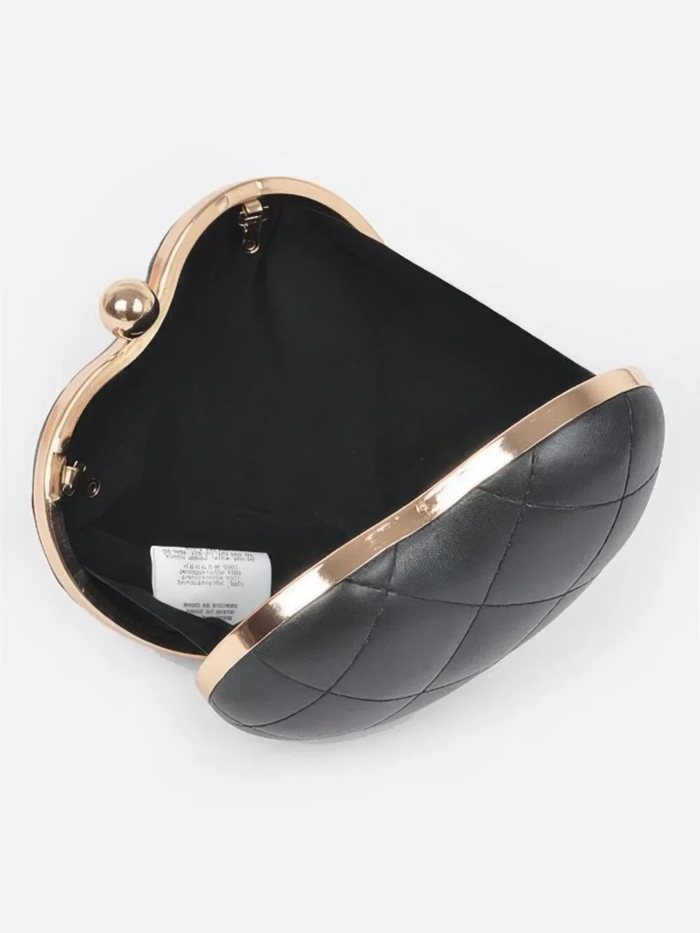 Quilted Heart Crossbody Bag
